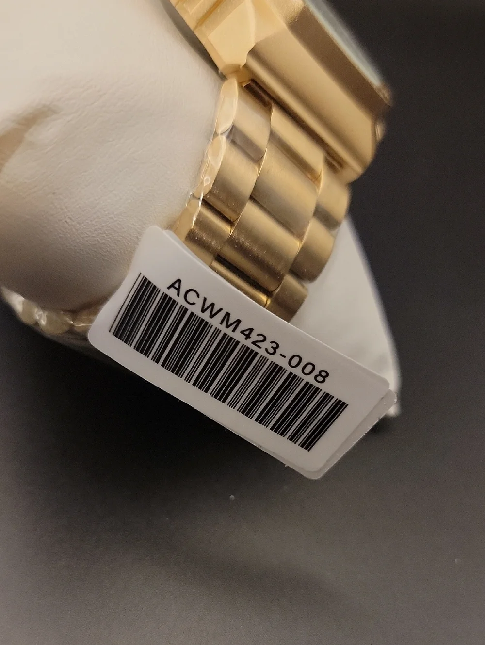 NWT Activa Signal X Invicta Digital Unisex Watch 45.5mm Gold White ACWM423-008